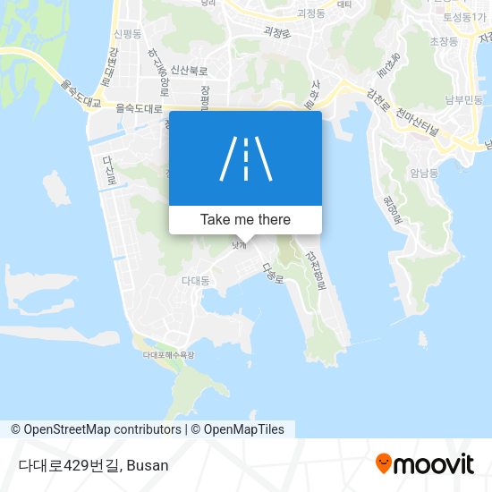 다대로429번길 map