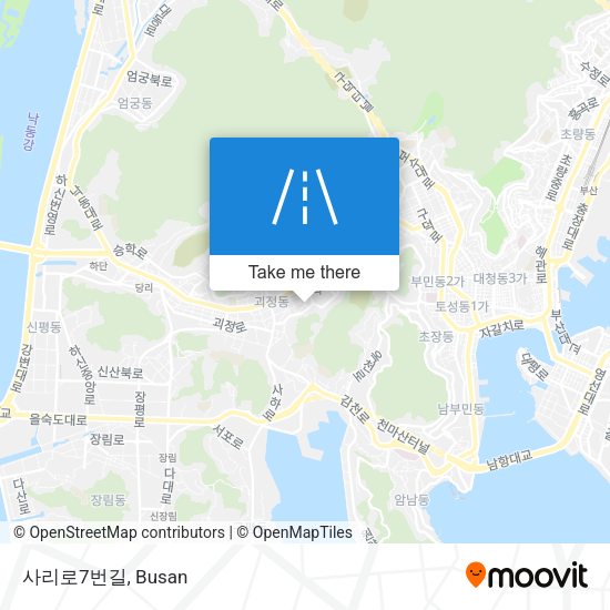 사리로7번길 map