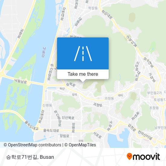 승학로71번길 map