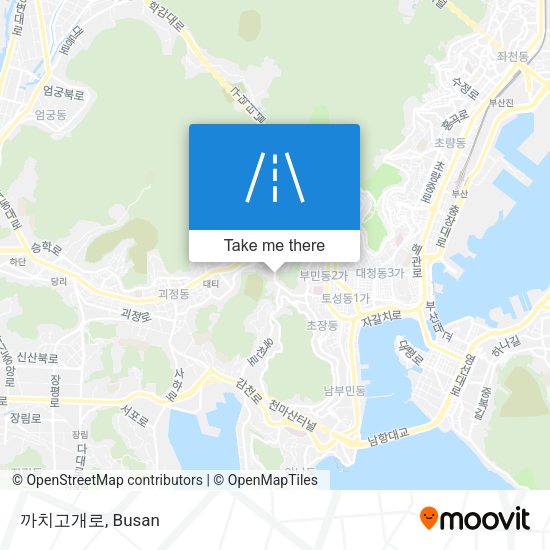 까치고개로 map