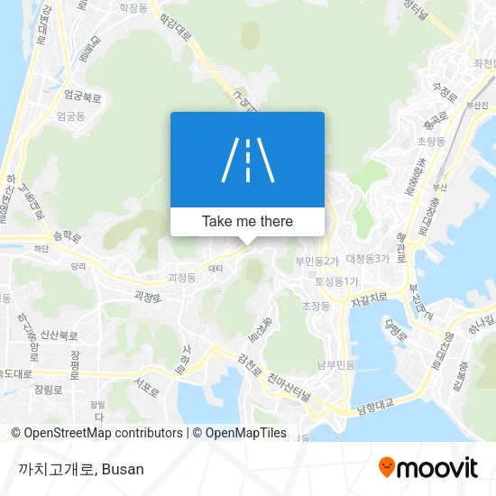 까치고개로 map