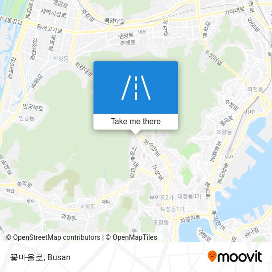 꽃마을로 map