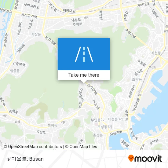 꽃마을로 map