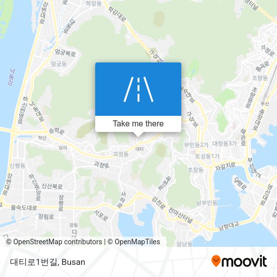 대티로1번길 map