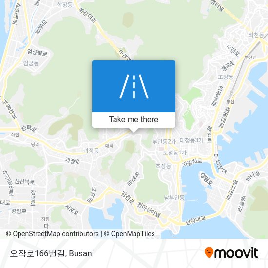 오작로166번길 map