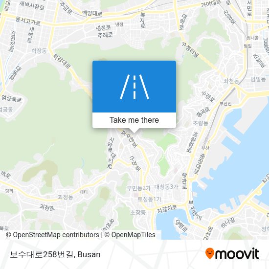 보수대로258번길 map