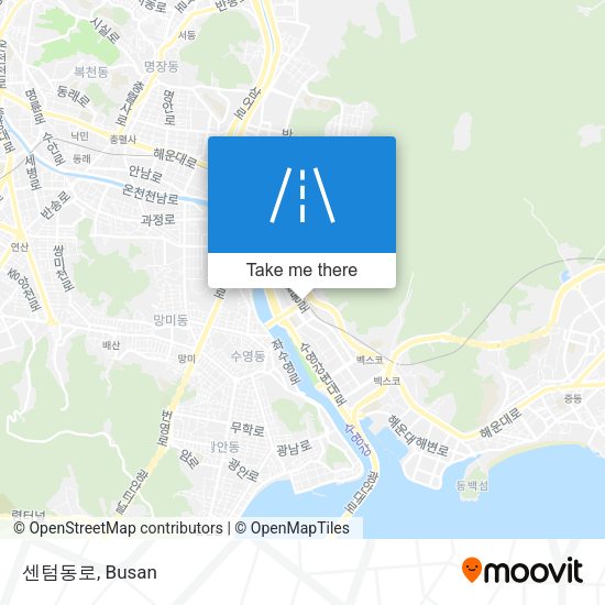 센텀동로 map