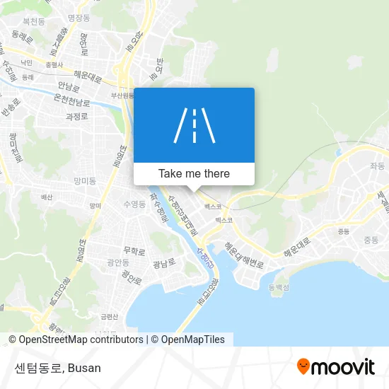 센텀동로 map