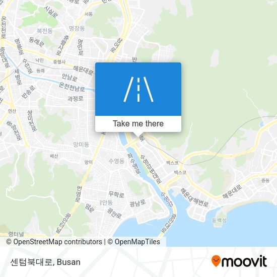 센텀북대로 map