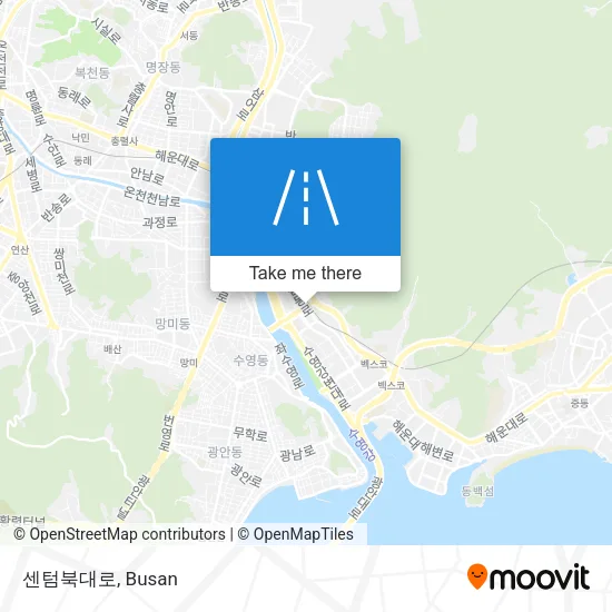 센텀북대로 map