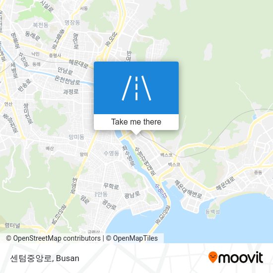 센텀중앙로 map