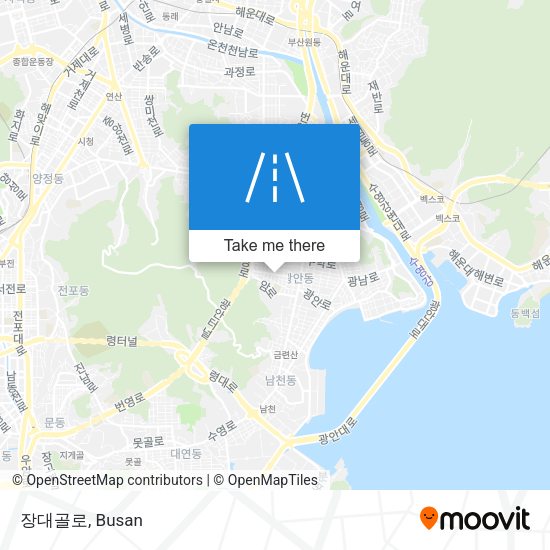 장대골로 map