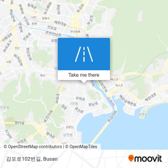감포로102번길 map