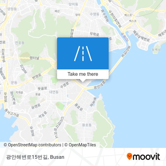 광안해변로15번길 map