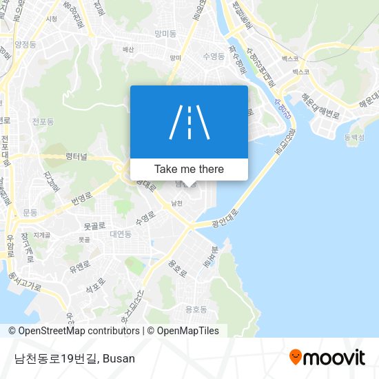 남천동로19번길 map