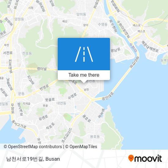 남천서로19번길 map
