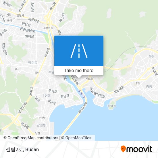 센텀2로 map