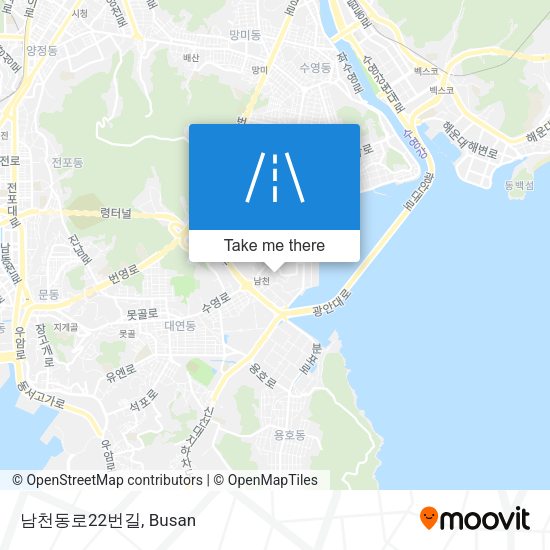 남천동로22번길 map