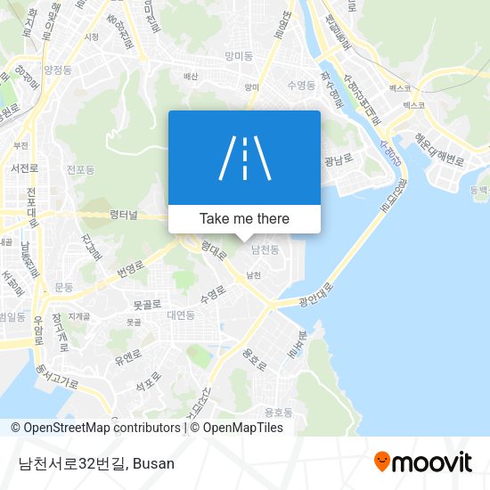 남천서로32번길 map