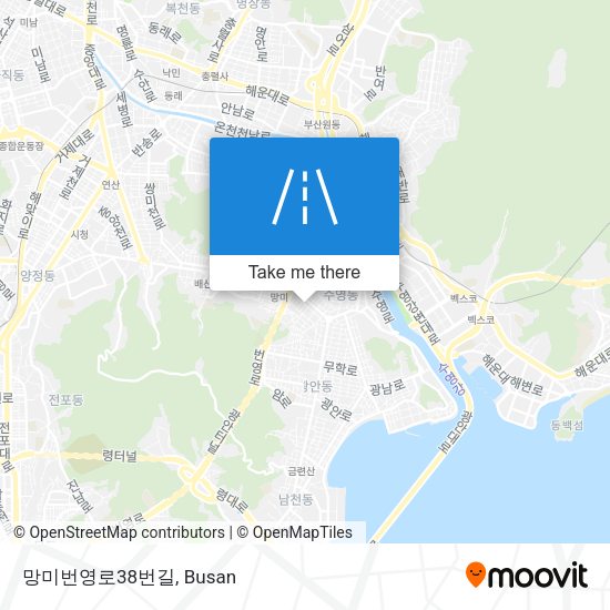 망미번영로38번길 map