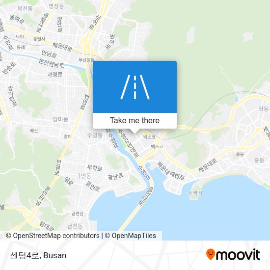 센텀4로 map