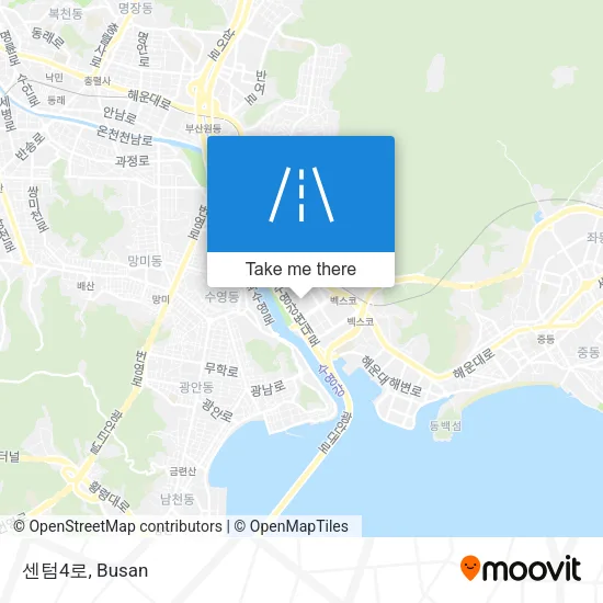 센텀4로 map