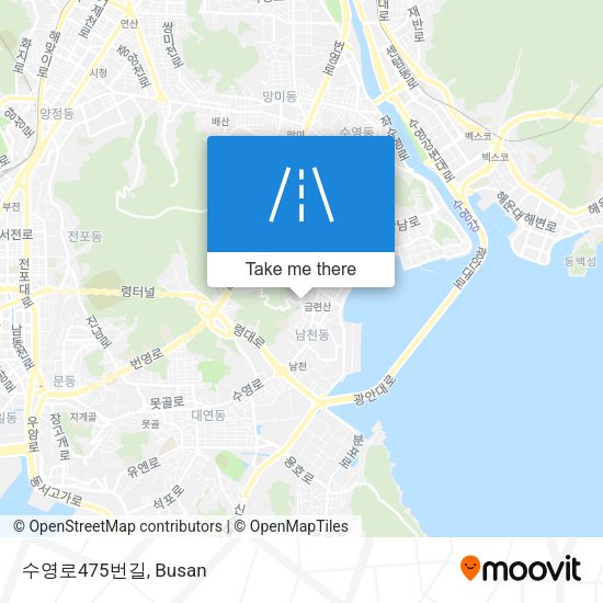 수영로475번길 map