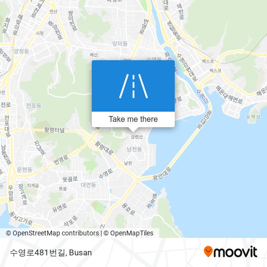 수영로481번길 map