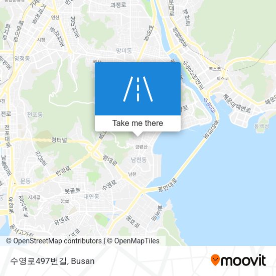 수영로497번길 map