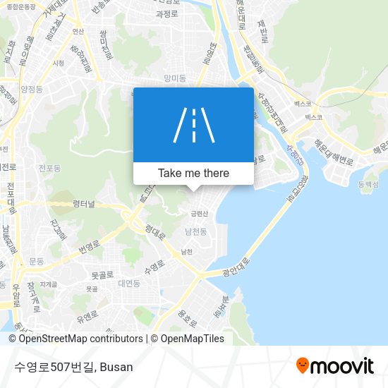 수영로507번길 map