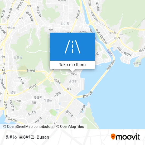 황령산로8번길 map