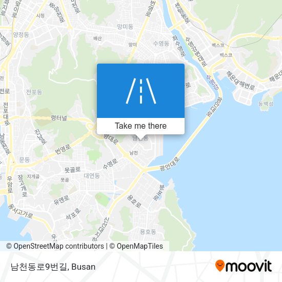남천동로9번길 map