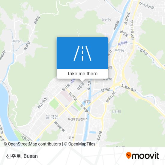 신주로 map