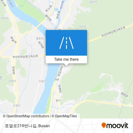 효열로219번나길 map