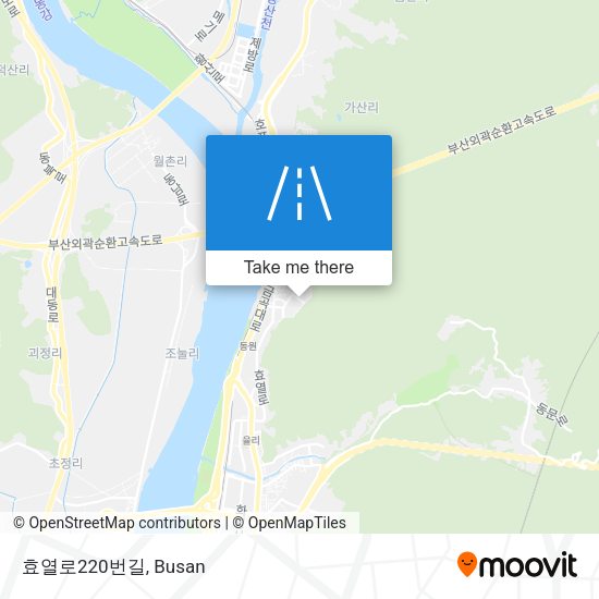 효열로220번길 map