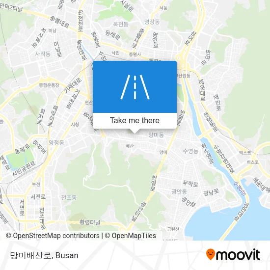 망미배산로 map