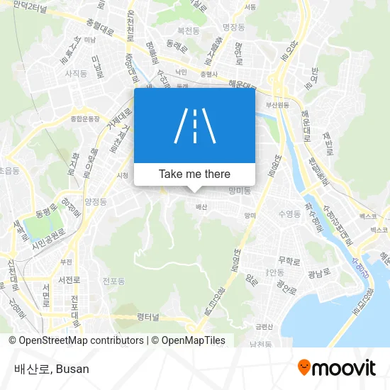 배산로 map
