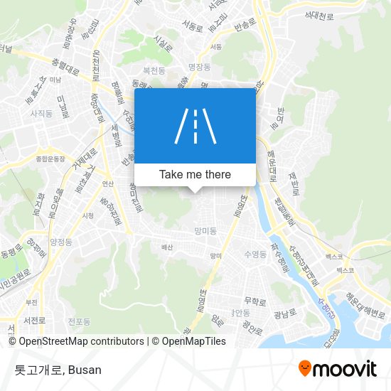 톳고개로 map