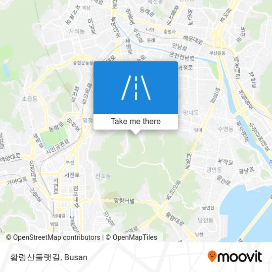 황령산둘랫길 map