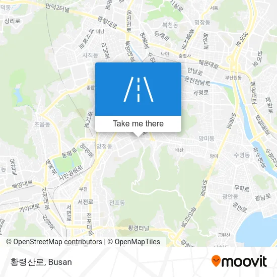 황령산로 map