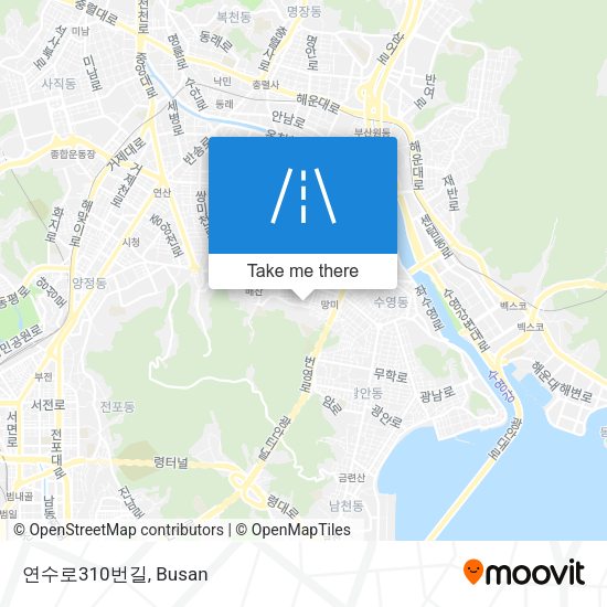 연수로310번길 map