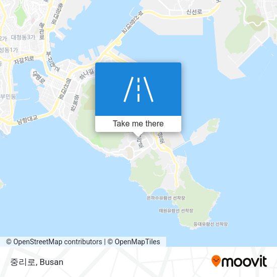 중리로 map