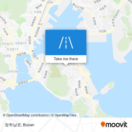 청학남로 map
