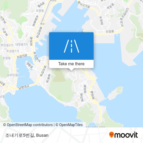 조내기로5번길 map