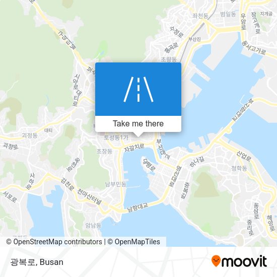 광복로 map