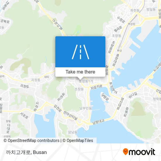 까치고개로 map