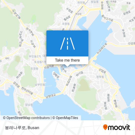 봉래나루로 map