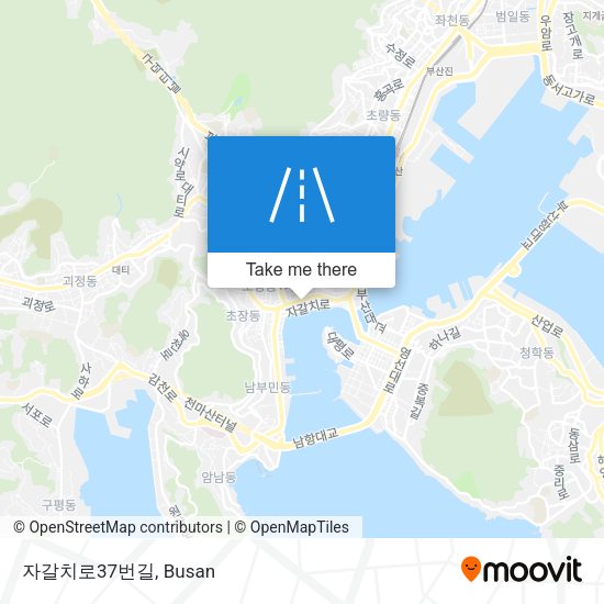 자갈치로37번길 map