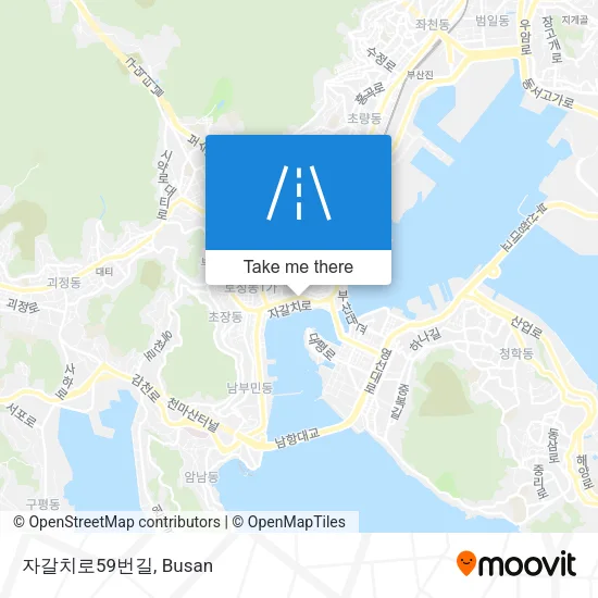 자갈치로59번길 map