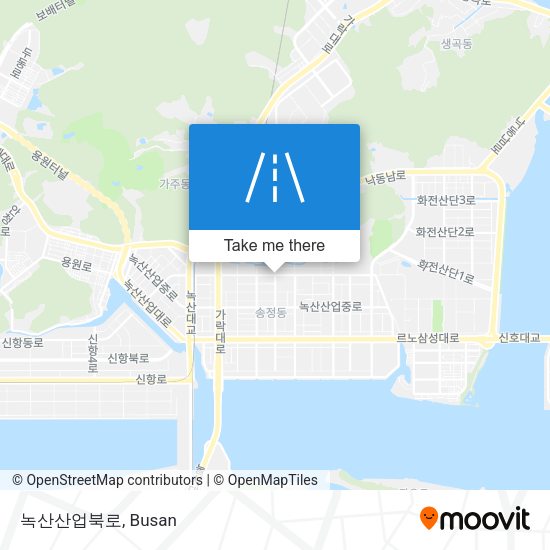 녹산산업북로 map